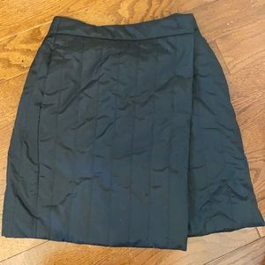 Uniqlo Black Heattech Windproof Wrap Skirt XS